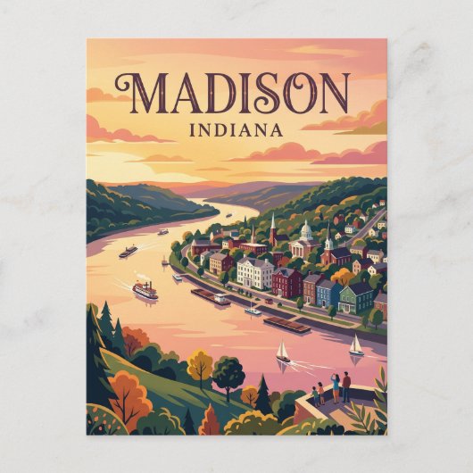 Madison USA Postkarte (Vorderseite)