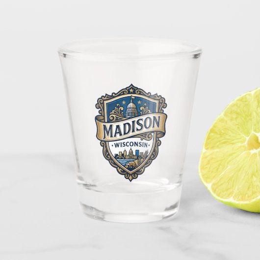 Madison USA Schnapsglas (Vorderseite)