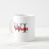 Madison wi rot kaffeetasse (Vorderseite Links)
