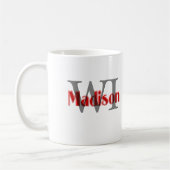 Madison wi rot kaffeetasse (Links)