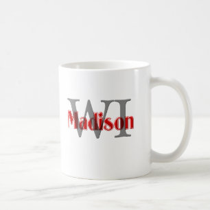 Madison wi rot kaffeetasse