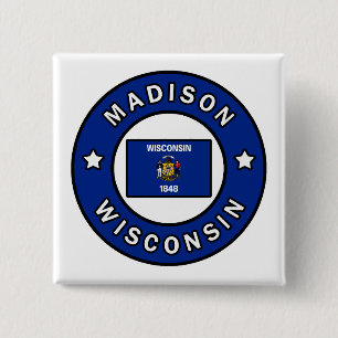 Madison Wisconsin Button
