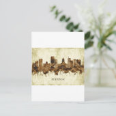 Madison Wisconsin Cityscape Feiertagspostkarte (Stehend Vorderseite)