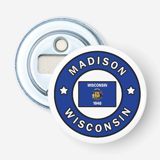 Madison Wisconsin Flaschenöffner (Vorderseite)