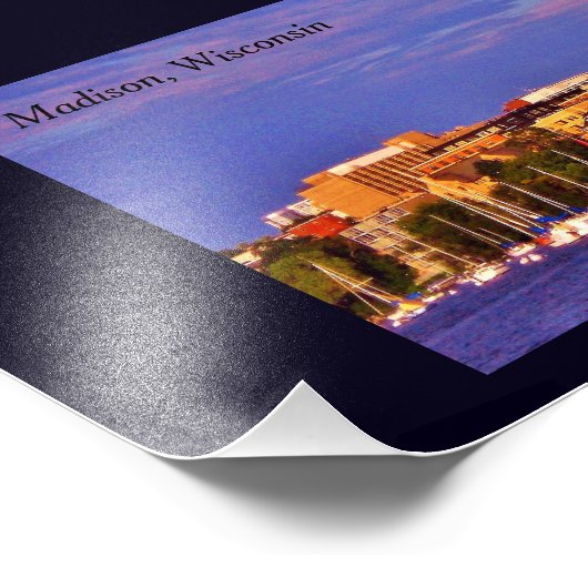 Madison, Wisconsin Fotodruck (Ecke)