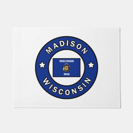 Madison Wisconsin Fußmatte (Vorderseite)