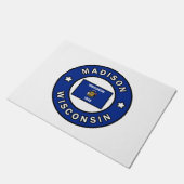 Madison Wisconsin Fußmatte (Schrägansicht)