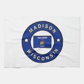 Madison Wisconsin Geschirrtuch (Horizontal)