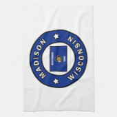 Madison Wisconsin Geschirrtuch (Vertikal)
