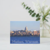 Madison Wisconsin - Hauptstadt Postcard Postkarte (Stehend Vorderseite)