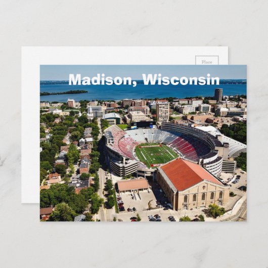 Madison Wisconsin - Hauptstadt Postcard Postkarte (Vorne/Hinten)