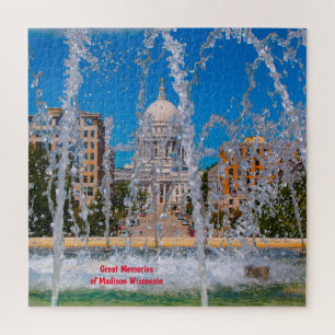 Madison Wisconsin Jigsaw Puzzle