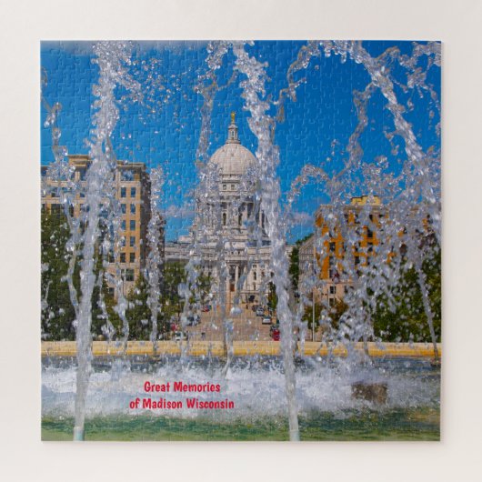 Madison Wisconsin Jigsaw Puzzle (Vertikal)