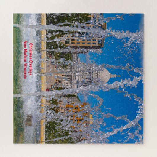 Madison Wisconsin Jigsaw Puzzle (Horizontal)