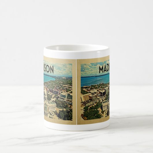 Madison Wisconsin Kaffeetasse (Mittel)