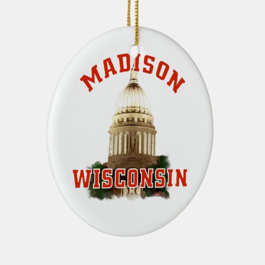 Madison, Wisconsin Keramik Ornament (Rechts)