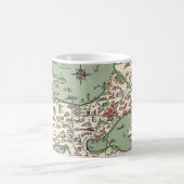  Madison Wisconsin Lakes Map Mug Kaffeetasse (Mittel)