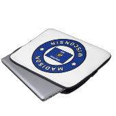 Madison Wisconsin Laptopschutzhülle (Vorne Knopf)