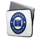Madison Wisconsin Laptopschutzhülle (Vorderseite Links)