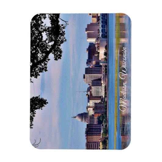 Madison, Wisconsin Magnet (Vertikal)