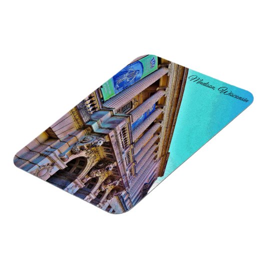 Madison, Wisconsin Magnet (Linke Seite)