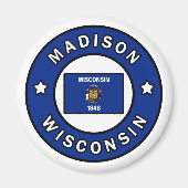 Madison Wisconsin Magnet (Vorne)