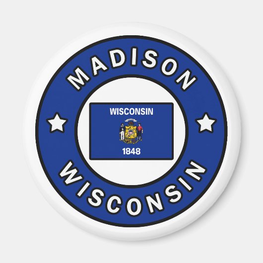 Madison Wisconsin Magnet (Vorne)