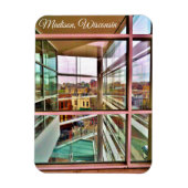 Madison, Wisconsin Magnet (Vertikal)