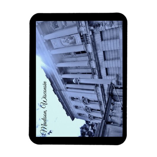 Madison, Wisconsin Magnet (Vertikal)