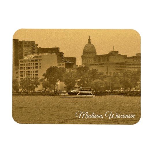 Madison, Wisconsin Magnet (Horizontal)