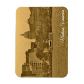 Madison, Wisconsin Magnet (Vertikal)