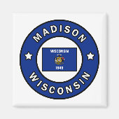 Madison Wisconsin Magnet (Vorne)