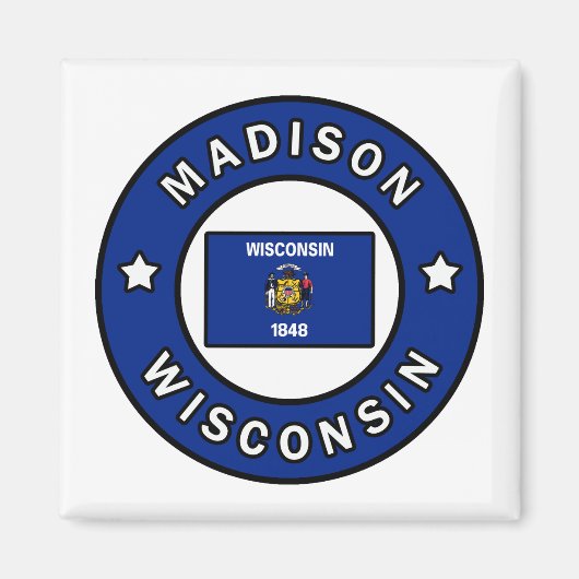 Madison Wisconsin Magnet (Vorne)