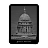 Madison, Wisconsin Magnet (Vertikal)