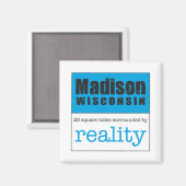 Madison Wisconsin Magnet (Vorderseite/Rückseite)