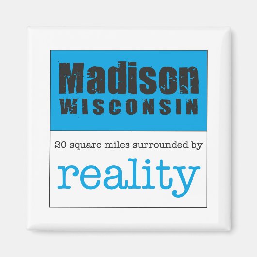 Madison Wisconsin Magnet (Vorne)
