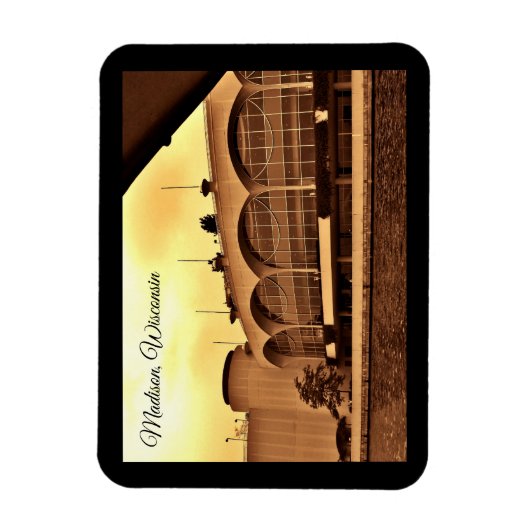 Madison, Wisconsin Magnet (Vertikal)