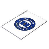 Madison Wisconsin Notizblock (Linke Seite)