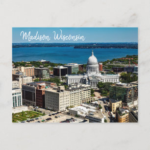 Madison, Wisconsin Postcard Die Hauptstadt Postkarte