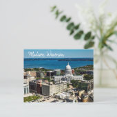 Madison, Wisconsin Postcard Die Hauptstadt Postkarte (Stehend Vorderseite)