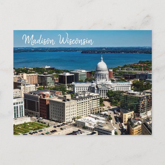 Madison, Wisconsin Postcard Die Hauptstadt Postkarte (Vorderseite)
