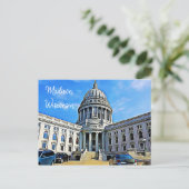 Madison, Wisconsin Postcard Die Hauptstadt Postkarte (Stehend Vorderseite)