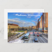 Madison Wisconsin Postcard Postkarte (Vorne/Hinten)