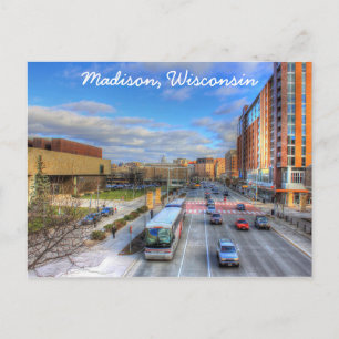 Madison Wisconsin Postcard Postkarte