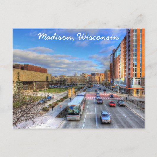 Madison Wisconsin Postcard Postkarte (Vorderseite)