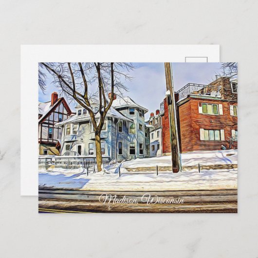 Madison, Wisconsin Postcard Postkarte (Vorne/Hinten)