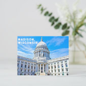 Madison Wisconsin Postcard Souvenir Postkarte (Stehend Vorderseite)