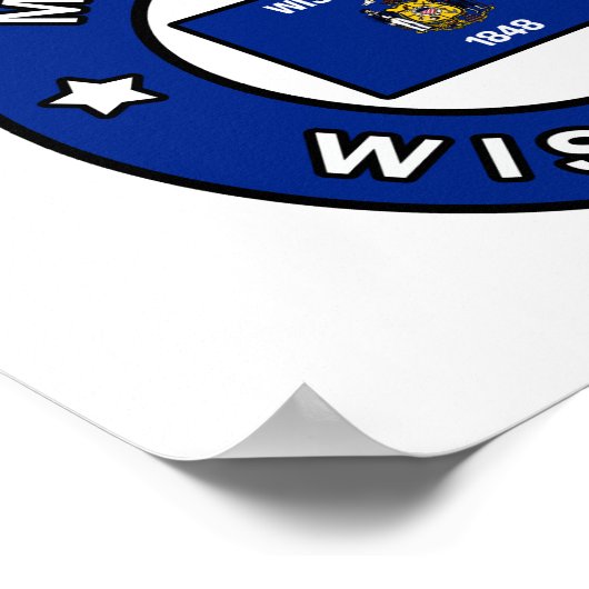 Madison Wisconsin Poster (Ecke)