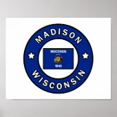 Madison Wisconsin Poster (Vorne)