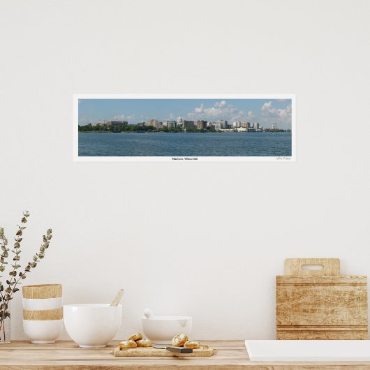 Madison Wisconsin Poster (Küche)